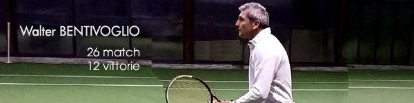 Walter Bentivoglio uno degli ultimi ingrssi in tenniscup è già riuscito nell'impresa di vincere un campionato risultando l'uomo decisivo.