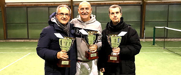 Roversi, Vicentini e Callegari vincitori dell'ultimo torneo della stagione 2017