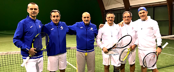 Edberg team vs Sampras team